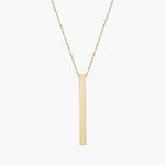 Dainty gold cross necklace with small cross pendant For women