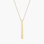 Dainty gold cross necklace with small cross pendant For women