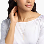 Dainty gold cross necklace with small cross pendant For women