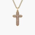 1.84 Ct Gold filled necklace with shiny finish and sturdy chain.