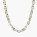 30.00 Ct Flat gold necklace with smooth polished links.