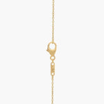 1.80 Ct Gold shell necklace pendant shaped like a seashell