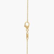 1.80 Ct Gold shell necklace pendant shaped like a seashell