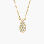 1.54 Ct Gold compass necklace pendant with engraved compass design.
