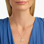 2.19 Ct Gold and turquoise necklace with blue gemstone and gold chain.