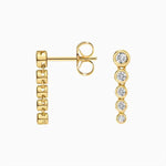 1.58 Ct Round Cut Diamond Gold Plated Diamond Use For Earrings