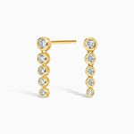 1.58 Ct Round Cut Diamond Gold Plated Diamond Use For Earrings