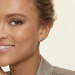 1.99Ct Round Cut Diamond White Gold Diamond Earrings For .