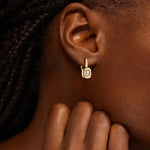 1.50 Ct Cushion Cut Diamond Earring For Gold Plated Diamond Jewerlly