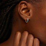 2.24 Ct Round Gold Plated Diamond Earrings Use For Jewerlly