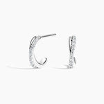 0.48 Ct Round Cut White Gold Diamond Women For Earrings