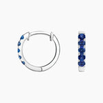 0.94 Ct Blue Stone White Gold Plated Diamond For Collections