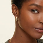 1.57 Ct Round Cut Gold Palted Diamond Earrings For Earrings