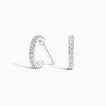 1.38 Ct Round Cut White gold Diamond Earrings for Collections