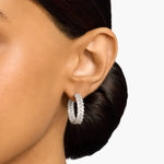 4.98 Ct Marquise Diamond White Gold Plated Diamond Earrings .