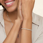 4.95 Ct Illustration of tennis bracelet style inspired by sports heritage.