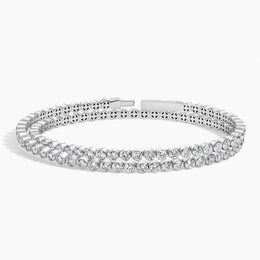 8.00 Ct Real diamond tennis bracelet with authentic natural diamonds.