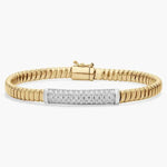 2.35 Ct Diamond tennis bracelet for women in gold