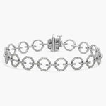 3.00Ct Lab grown diamond tennis bracelet with sustainable and ethical diamonds.
