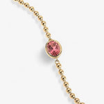 1.98 ct Diamond bracelet for women in yellow gold with round cut