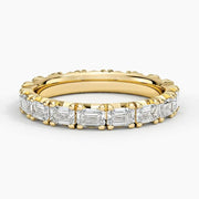 Nathalie Emerald Cut Lab Grown Diamond Ring (2.43 ct. tw.) in 14K Yellow Gold Eternity Wedding Ring