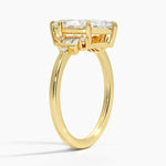 Women Gold Band Wedding ring finger guide and wedding marriage ring