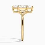 Women Gold Band Wedding ring finger guide and wedding marriage ring