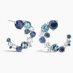 3.07 CT Unique Diamond Earrings women's earrings white gold .