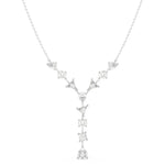 6.49 Ct Womens gold necklace with delicate chain and pendant