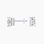 2.38 Ct  Emerald Cut Diamond Earrings For Custom Diamond Jewerly