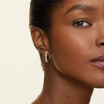 3.94Ct Emerald Cut Gold Plated Diamond Earrings Diamond For Jewerly