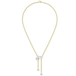 4.38 Ct Pandora initial necklace with alphabet charm pendant.