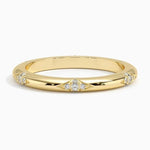 0.18 Ct Wedding Diamond Ring For Unique Diamond Gold Ring Women