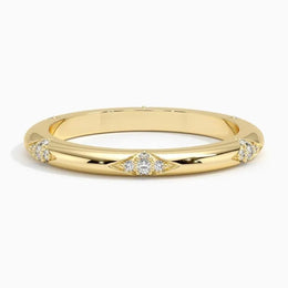 0.18 Ct Wedding Diamond Ring For Unique Diamond Gold Ring Women