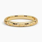 0.05 Ct Oval Cut Diamond Gold Unique Diamond Wedding Ring