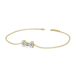 2.64 CT Lab created diamond tennis bracelet with sustainable lab diamonds.