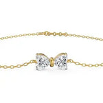 2.64 CT Lab created diamond tennis bracelet with sustainable lab diamonds.