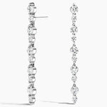 1.28 Ct White Gold Diamond Earrings For Custom Diamond Jewerlly