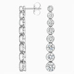 4.09 Ct Round Diamond White Gold Plated Diamond For Custom Jewerlly