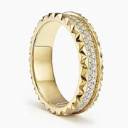 Lab Grown Diamond Eternity Ring (0.64 ct. tw.) in 14K Yellow Gold Wedding Band Ring
