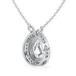 3.69 Ct Gold rosary necklace with beads and cross pendant.