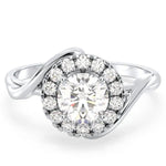 Unique wedding rings and wedding marriage ring styles -  Diamond Gold Ring .