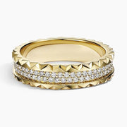 Lab Grown Diamond Eternity Ring (0.64 ct. tw.) in 14K Yellow Gold Wedding Band Ring