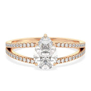 Beautiful wedding ring close-up showing premium craftsmanship and sparkle.