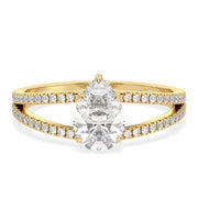 Beautiful wedding ring close-up showing premium craftsmanship and sparkle.