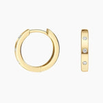 0.18 Ct Round Gold Plated Unique 14K Gold Earrings For Jewerlly .