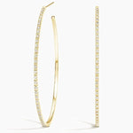 1.33 Ct Round Cut Gold Plated Diamond Earrings Unique For Jewerlly.