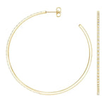 1.33 Ct Round Cut Gold Plated Diamond Earrings Unique For Jewerlly.