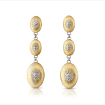 0.60 Ct Oval Drop Diamond Earrings 14K Gold Yellow Plated Diamond Earrings Use For Jewerly Unique Desiner