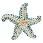 9.36 CT Round Star Cut Diamond Lab Created Diamond Gold Plated Diamond Brooch Use For Jewerly Br ooch